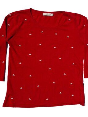 La Petite Étoile Red Sweater – Size 2